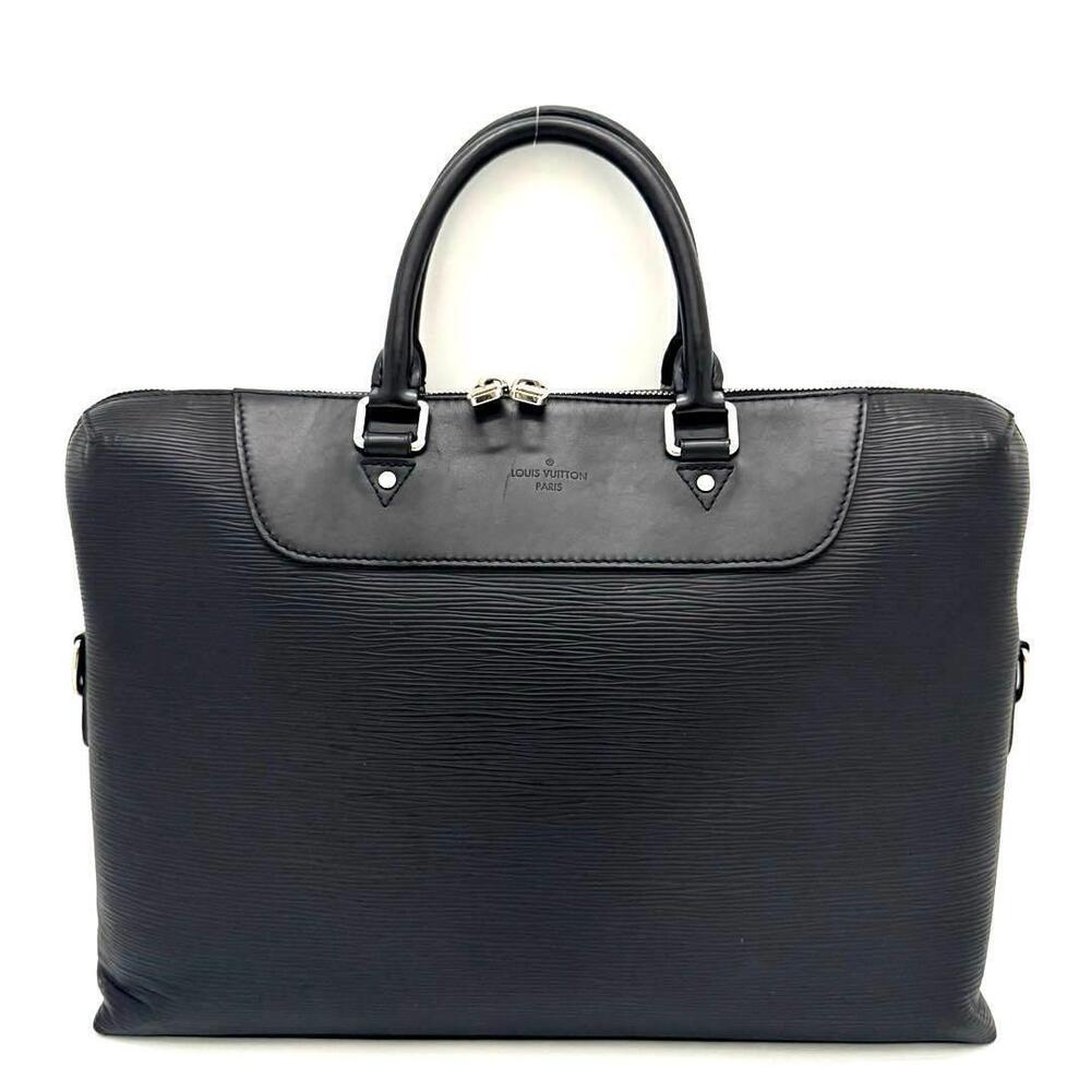 Louis Vuitton Epi leather business bag PDJ Port Jour black
